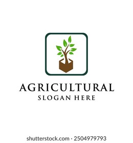 clean and simple agricultural design concept