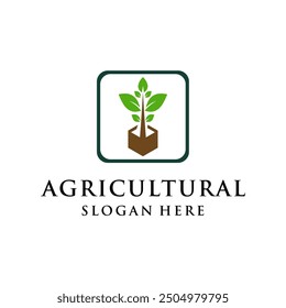 clean and simple agricultural design concept