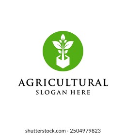 clean and simple agricultural design concept