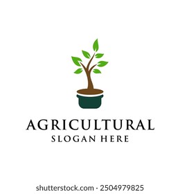 clean and simple agricultural design concept