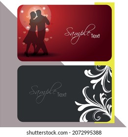 Clean and simple Business Card Template, Modern horizontal name card, Flat Style Vector Illustration. Stationery Design and visiting card, Creative and professional business card.