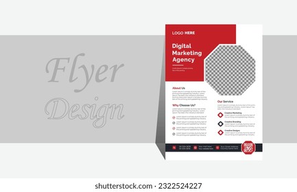 Plantilla de viajero de negocios limpia y sencilla | Diseño creativo de portada de folletos | 