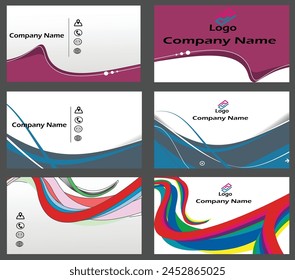 Clean and Simple Combo Business Card Vector Design