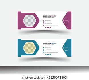 
Clean and simple, creative email signature design