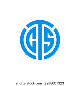 Clean and Simple CTS Letter Monogram Logo for Effective Branding