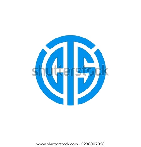 Clean and Simple CTS Letter Monogram Logo for Effective Branding
