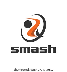 clean and simple design for smash logo