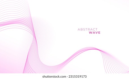 clean and simple fluid waves backdrop for modern business vector