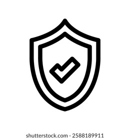 A clean and simple icon for safety label