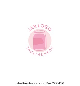 Clean and Simple Jar Logo Icon Vector Design