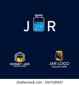 Clean and Simple Jar Logo Icon Vector Design