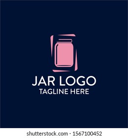 Clean and Simple Jar Logo Icon Vector Design