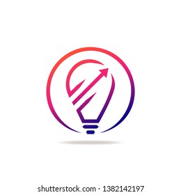 Clean simple logo design. vector image.