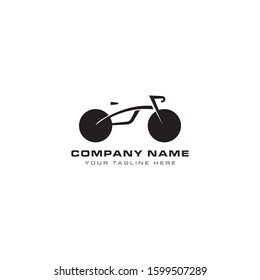 A clean, simple and modern bicycle logo