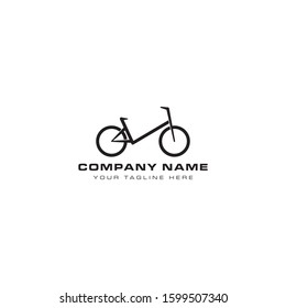 A clean, simple and modern bicycle logo