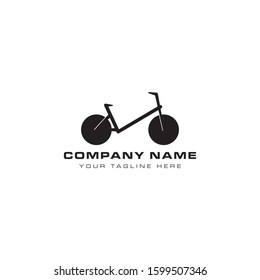 A clean, simple and modern bicycle logo
