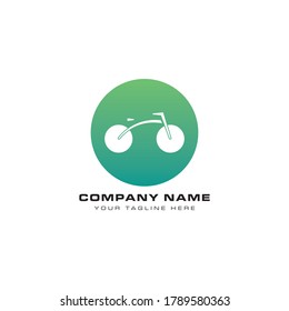 A clean, simple and modern bicycle logo