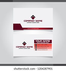 Clean and simple modern business card