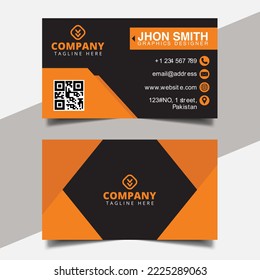 Clean and simple modern business card