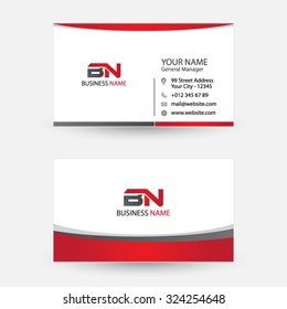 Clean And Simple Modern Business Card