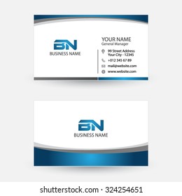 Clean and simple modern business card