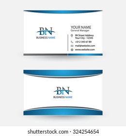 Clean and simple modern business card