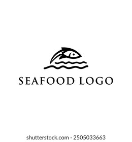 clean simple and modern seafood concept