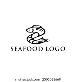 clean simple and modern seafood concept