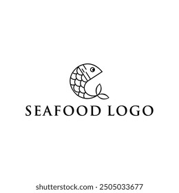clean simple and modern seafood concept