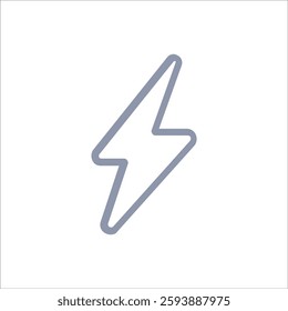 Clean and simple Power Consumption Icon — ideal for showcasing energy usage in product descriptions, eco-friendly designs, and tech visuals. Fully customizable vector graphic.