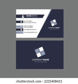 Clean simple and professional business card design  