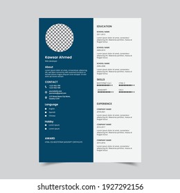 Clean Simple Professional CV Design