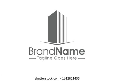 clean and simple real estate logo