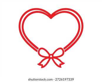 Um ícone de coração vermelho limpo e simples usado para expressar o amor, favoritos ou tópicos de estilo de vida saudável.
