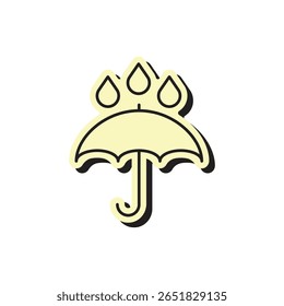 Clean and simple sticker style icon