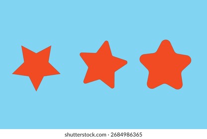 Un gráfico limpio y de una sola estrella creado con colores vibrantes, adecuado para diversas aplicaciones de diseño.