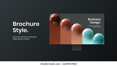 Clean site vector design layout. Amazing display mockup banner template.