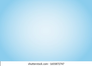 Clean sky blue gradient background with text space. Editable blurred white blue vector illustration for the backdrop of the banner, poster, business presentation, book cover, advertisement or website.