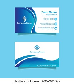 Clean, sleek, and professional modern business card design to elevate your brand identity.