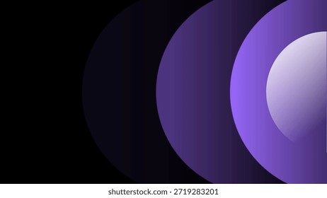 Clean smooth gradients enhancing minimal digital compositions
