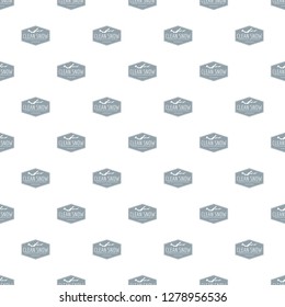 Clean snow pattern vector seamless repeat for any web design