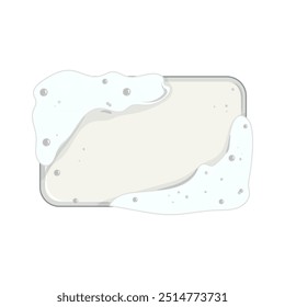 clean soap antibacterial cartoon. wash lather, foam skin, care safety clean soap antibacterial sign. isolated symbol vector illustration