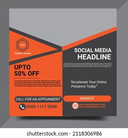 Clean Social Media Post Design Template 