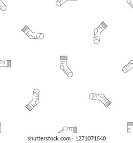 Clean sock icon. Outline illustration of clean sock vector icon for web design isolated on white background