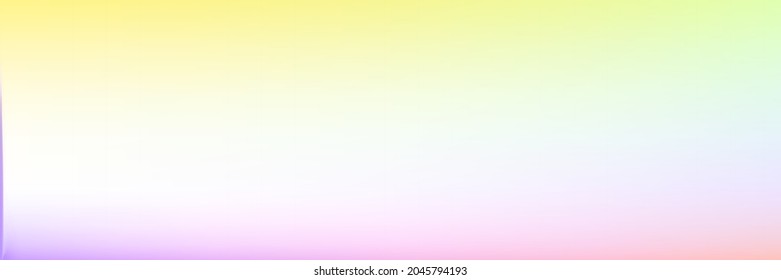 Fondo de malla horizontal del degradado de la malla de la luz solar suave y brillante. Papel de fondo de pantalla de Pastel Multicolor Vivid Spotlight White Sky borroso. Imagen de diseño de gradiente de color vibrante con cielo.