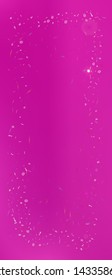 Clean space and signs confetti. Background bright. Signs colorific illustration. Colorful great space Ultra Wide background, vertical. Colorful pristine abstraction. Magenta color theme.