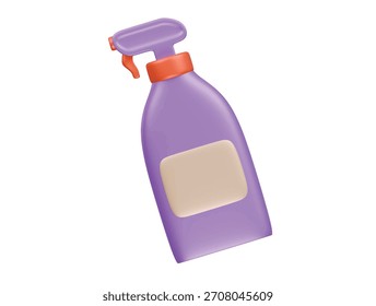 Icono de pulverización limpia Ilustración 3D Render
