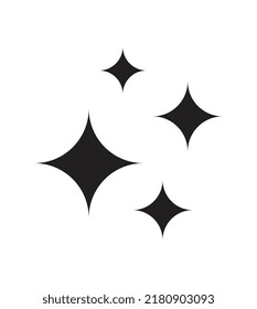 Clean star icon. Shine icon. clean  symbol