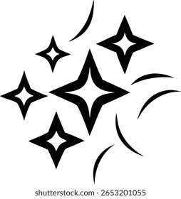 Design de logotipo estrela limpa com cinco traços finos simétricos para marca