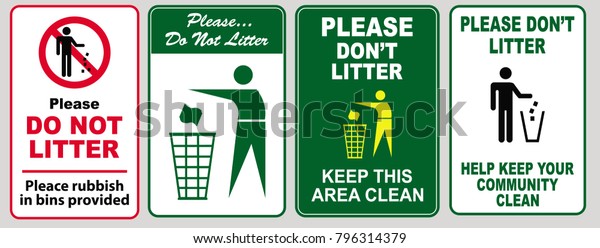 Clean\
sticker sign for office (please do not throw rubbish, do not\
litter, help keep your community clean, pitch in, home away from\
home, place rubbish in bins provided, keep\
clean)